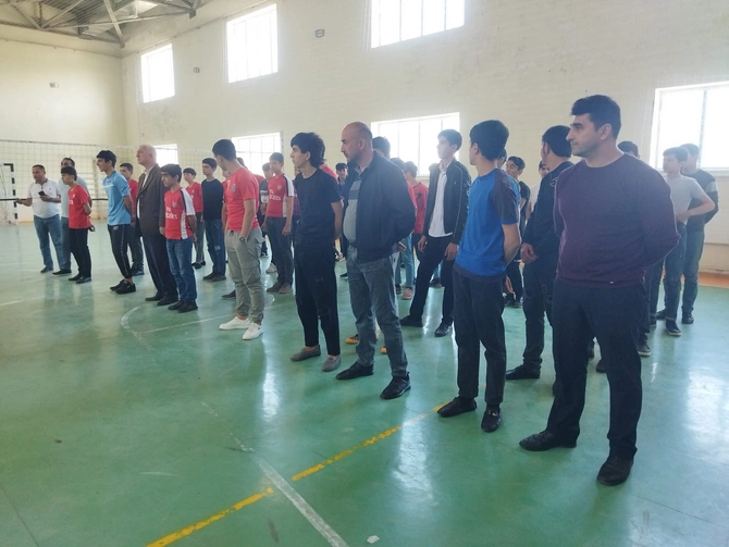 Salyanda voleybol üzrə rayon birinciliyi keçirildi — FOTOLAR