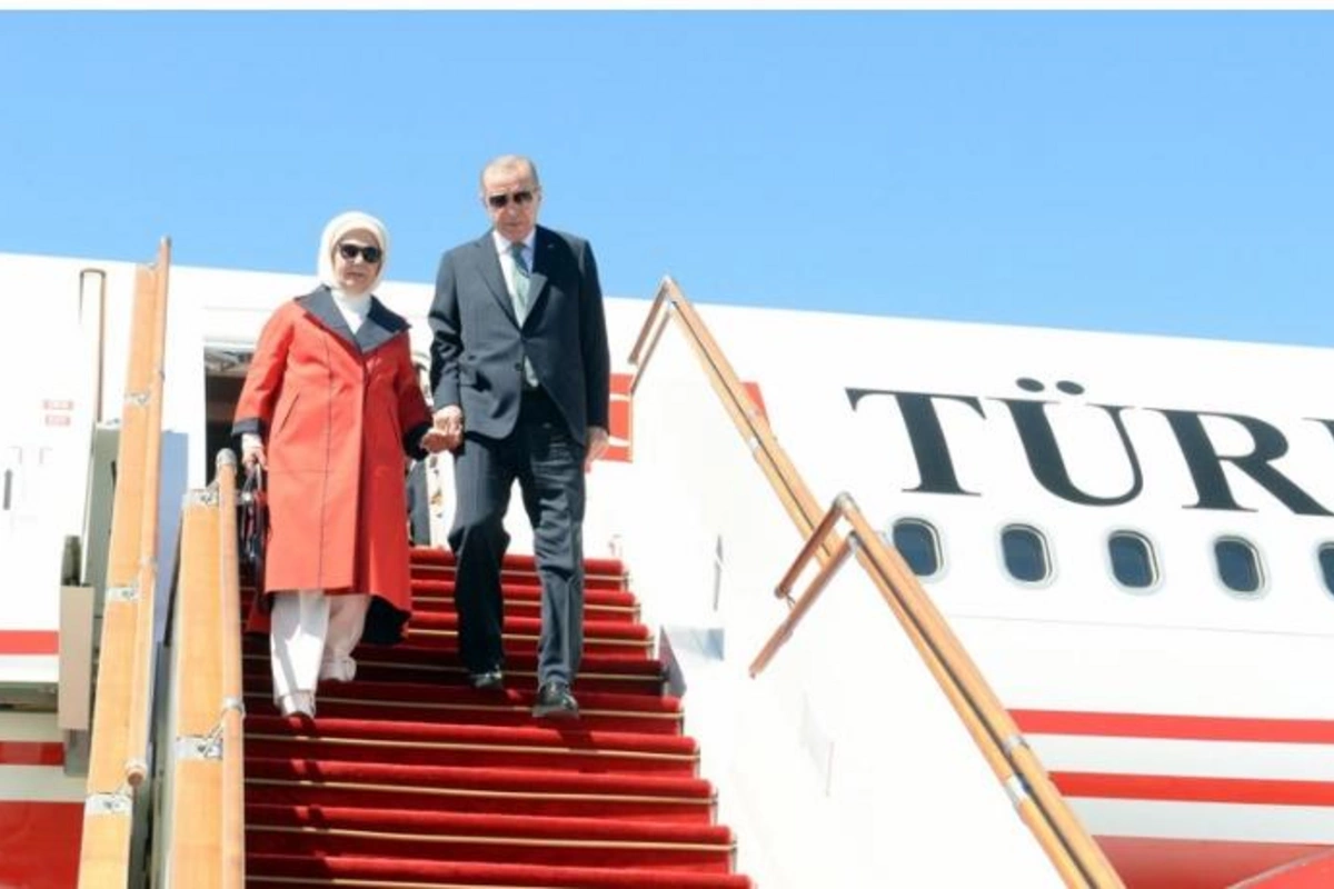 Rəcəb Tayyib Ərdoğan Azərbaycana işgüzar səfərə gəldi — FOTOLAR
