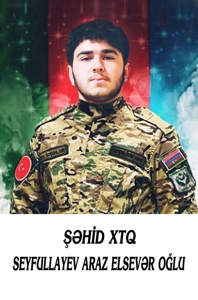 Şəhid Araz Seyfullayevin doğum günüdür