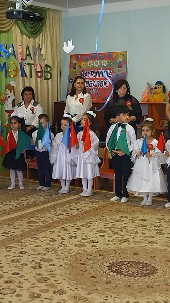 Xətai rayonundakı 235 nömrəli uşaq bağçasında Müstəqillik Günü qeyd olunub — FOTO