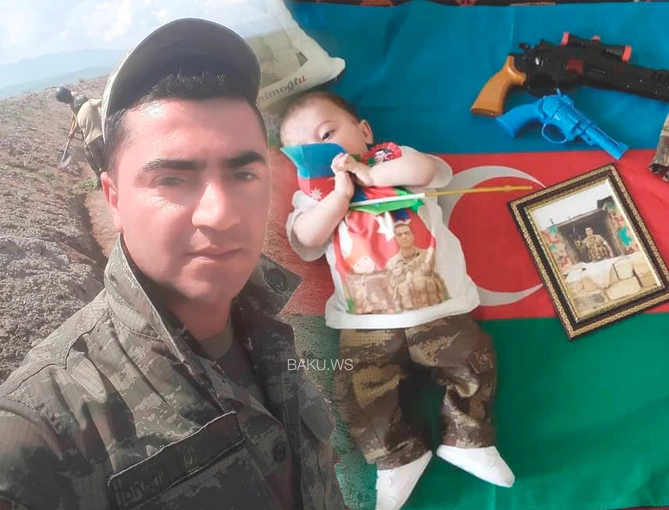 Həyat yoldaşı ilə eyni gündə anadan olan şəhid İbrahim Hüseynli — FOTO