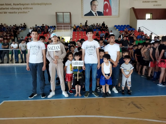Kikboksinq üzrə Salyan rayon birinciliyi keçirildi — FOTOLAR