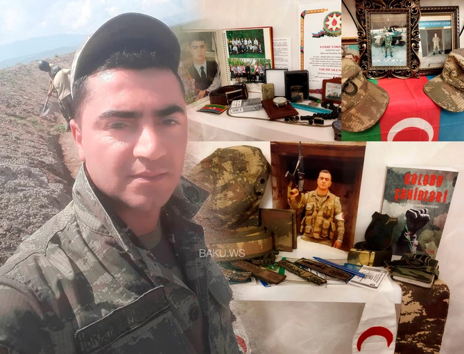 Həyat yoldaşı ilə eyni gündə anadan olan şəhid İbrahim Hüseynli — FOTO