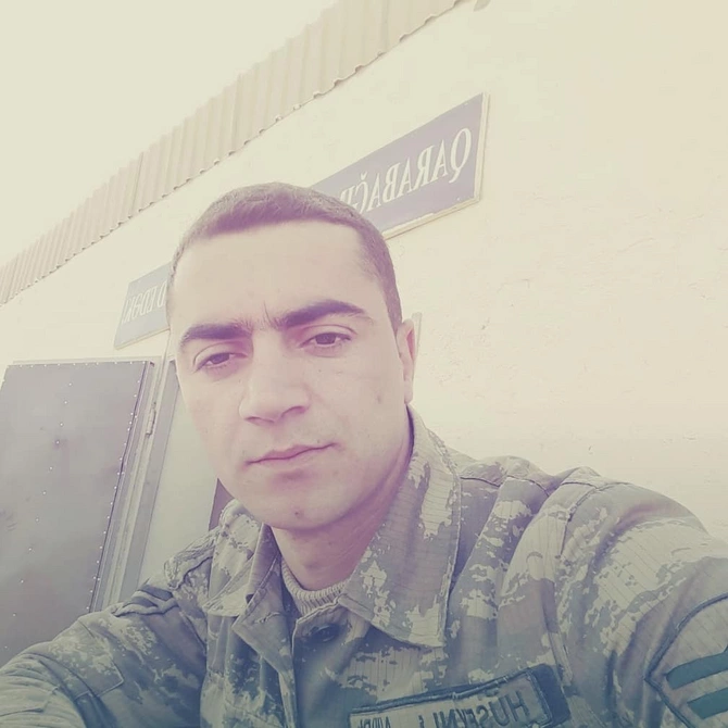 Həyat yoldaşı ilə eyni gündə anadan olan şəhid İbrahim Hüseynli — FOTO