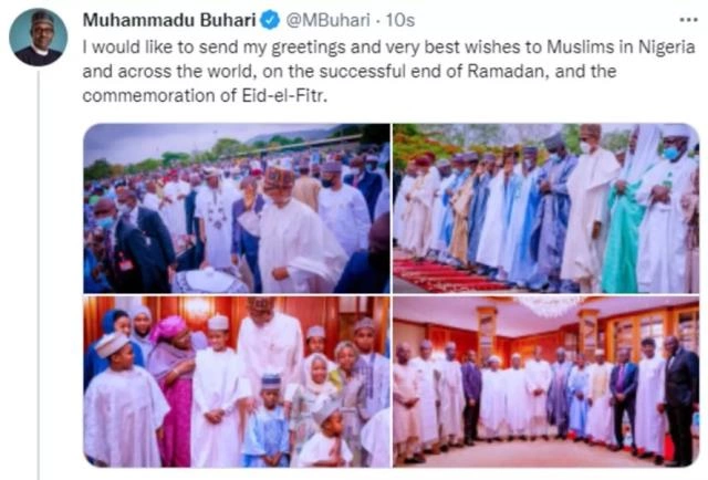 Nigeriya prezidenti aylar sonra tviterdə nə paylaşdı? — FOTO Nigeriya prezidenti aylar sonra tviterdə nə paylaşdı? — FOTO