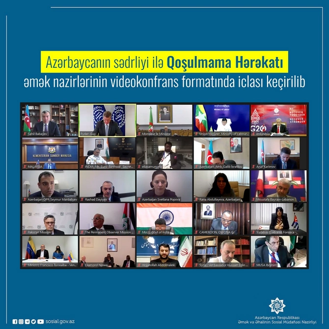 Qoşulmama Hərəkatının əmək nazirlərinin Bəyannaməsi qəbul olundu