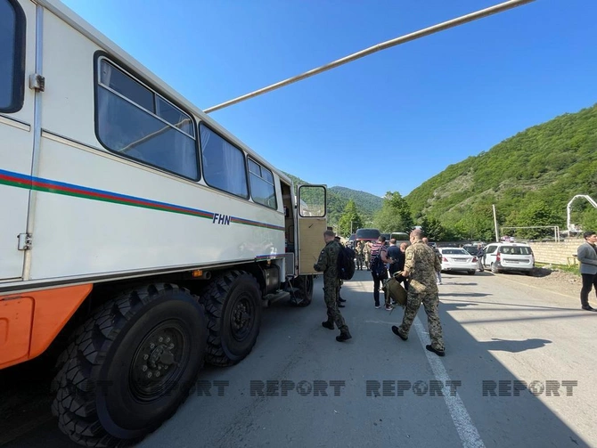 Xarici diplomatların Kəlbəcərə səfəri başladı — FOTOLAR