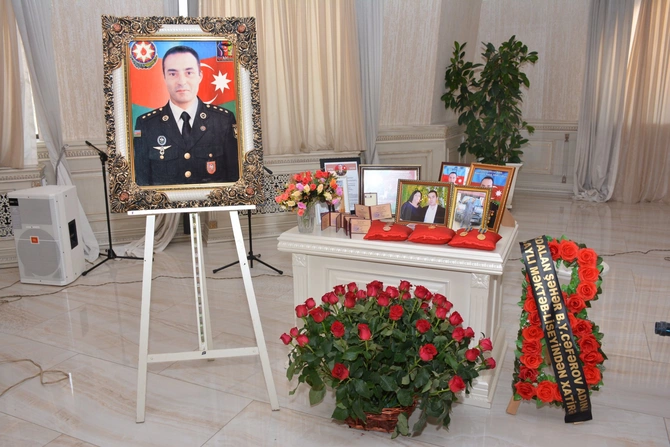 Abşeronda şəhid Babək Allahverdiyevin doğum günü qeyd edildi — FOTOLAR