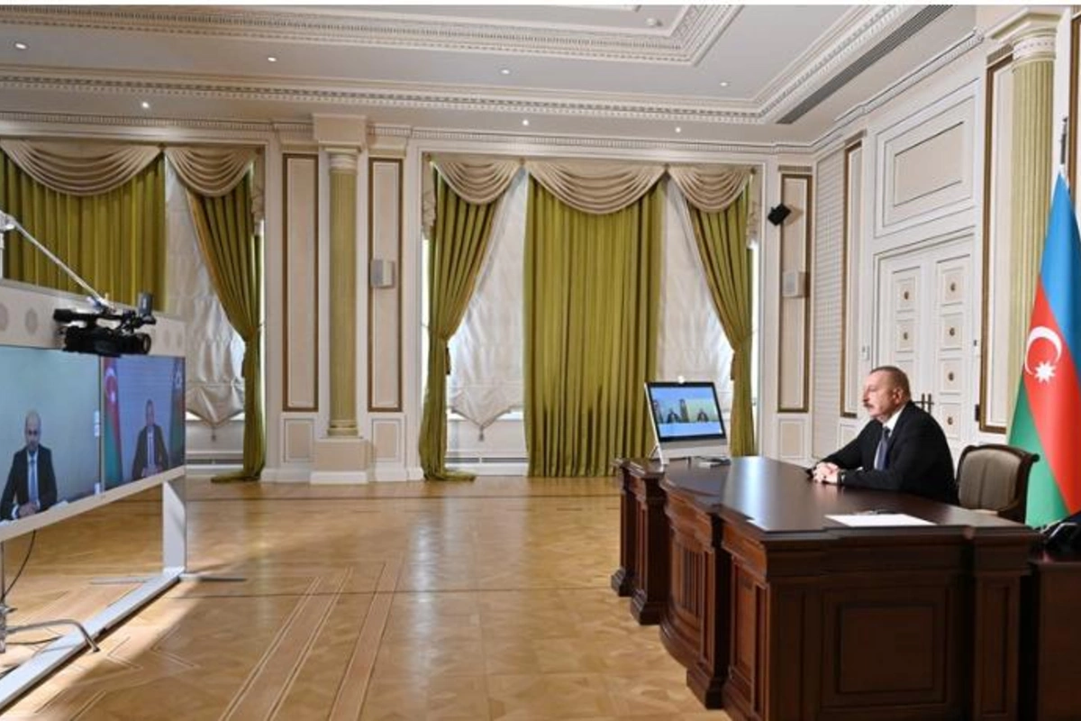 Prezident Vahid Hacıyevi videoformatda qəbul etdi