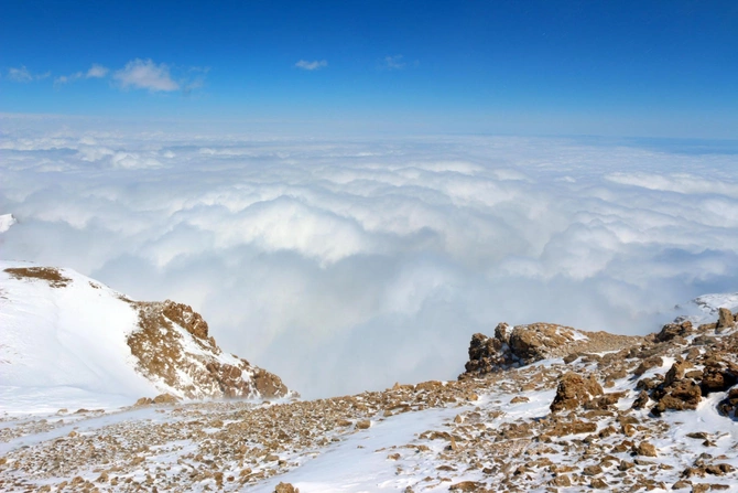 DTX əməkdaşları “Heydər zirvəsi”nə yürüş təşkil etdilər — FOTOLAR