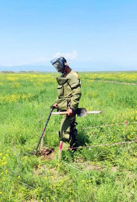 MN azad edilmiş ərazilərdə aşkarladığı minaların sayını açıqladı — FOTOLAR