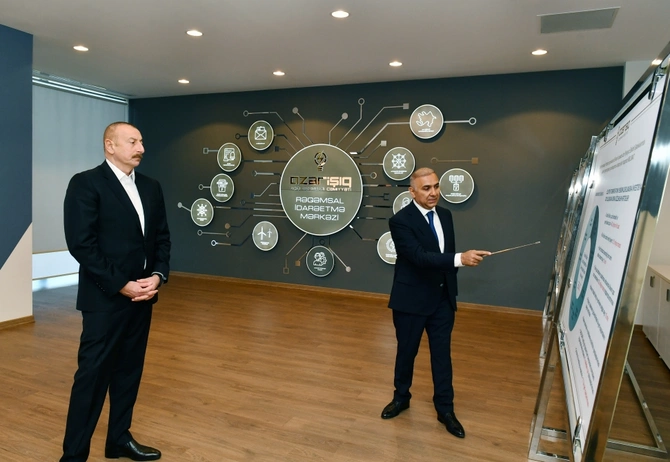 Prezident Bakıda yeni elektrik yarımstansiyasının açılışında iştirak etdi — FOTOLAR