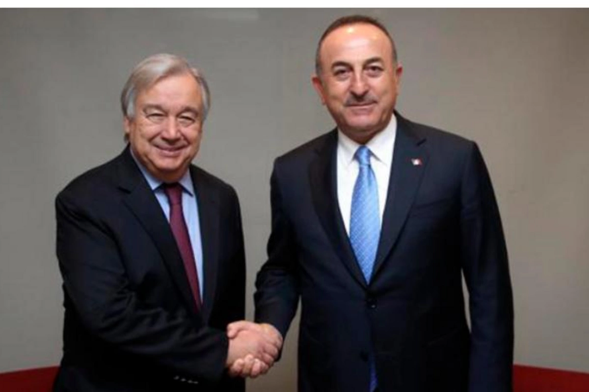 Çavuşoğlu BMT-nin Baş katibi ilə danışdı