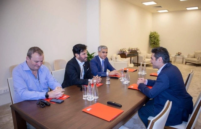 Beynəlxalq Avtomobil Federasiyasının prezidenti Anar Ələkbərovla görüşdü — FOTOLAR Beynəlxalq Avtomobil Federasiyasının prezidenti Anar Ələkbərovla görüşdü — FOTOLAR