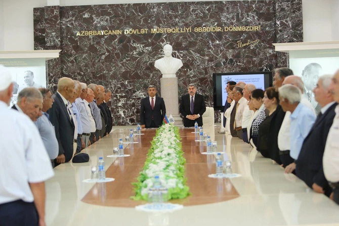 Hacıqabulda YAP rayon təşkilatının veteranları ilə görüş keçirildi — FOTOLAR