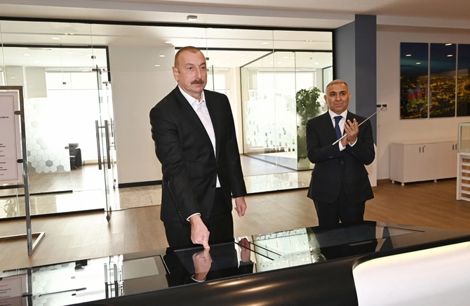 Prezident Bakıda yeni elektrik yarımstansiyasının açılışında iştirak etdi — FOTOLAR