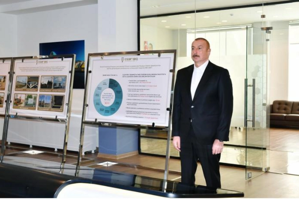 Prezident Bakıda yeni elektrik yarımstansiyasının açılışında iştirak etdi — FOTOLAR