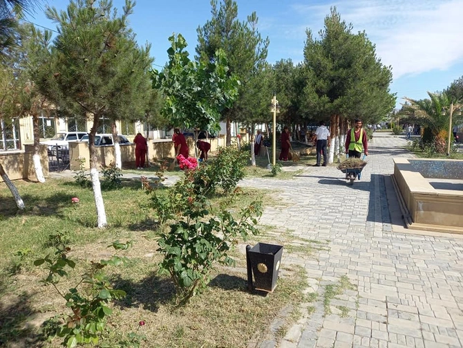 Hacıqabulda “15 iyun - Milli Qurtuluş Günü” münasibəti ilə iməcilik keçirildi — FOTOLAR