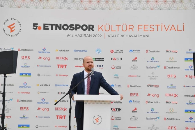 Qarabağ atları V Etnospor Mədəniyyət Festivalında — FOTOLAR