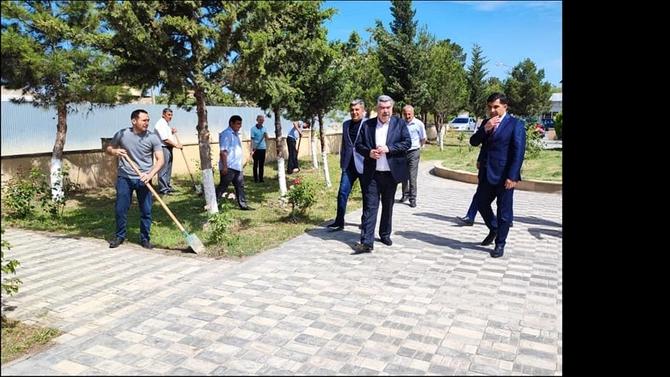 Hacıqabulda “15 iyun - Milli Qurtuluş Günü” münasibəti ilə iməcilik keçirildi — FOTOLAR