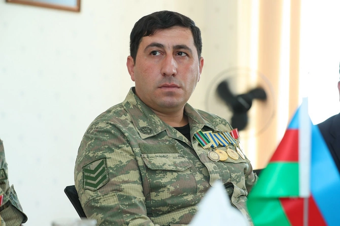 Reabilitasiyaya cəlb olunan bir qrup qazi ilə görüş oldu — FOTOLAR Reabilitasiyaya cəlb olunan bir qrup qazi ilə görüş oldu — FOTOLAR