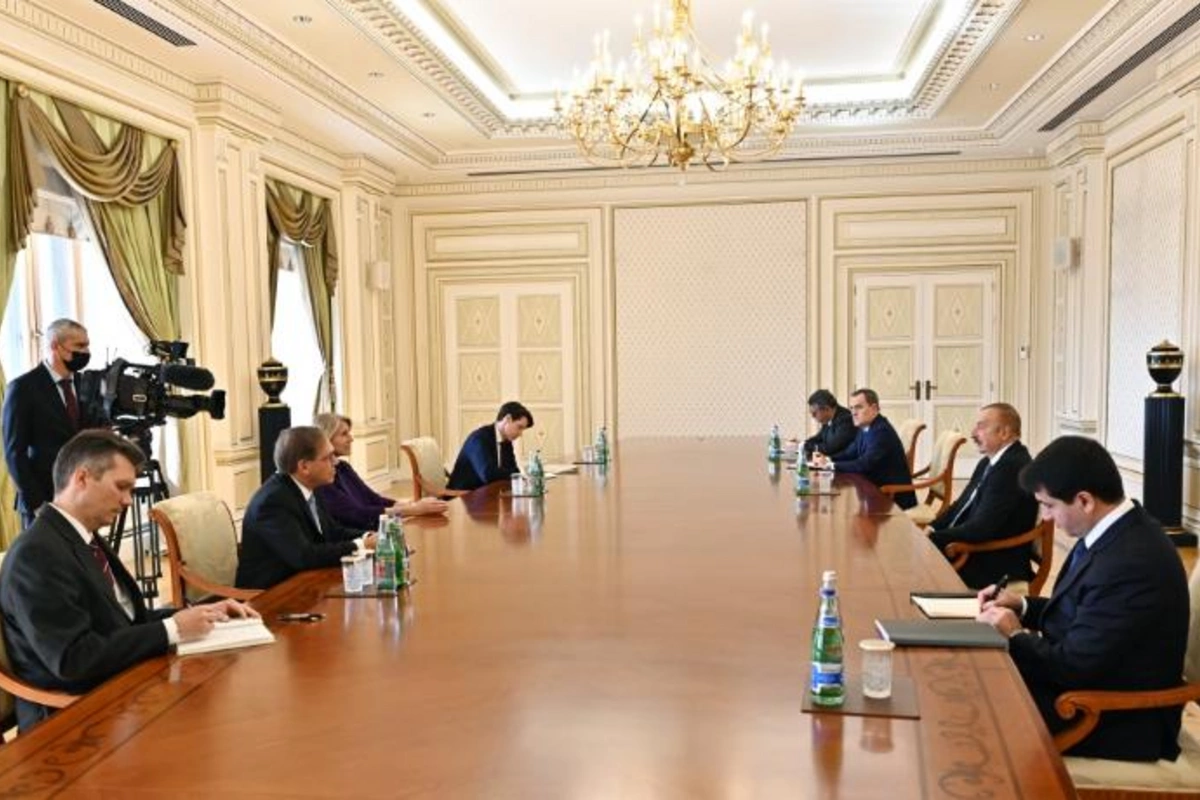 İlham Əliyev ABŞ Dövlət katibinin köməkçisini qəbul etdi — YENİLƏNİB