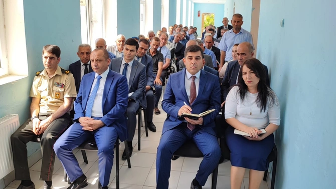 Hacıqabulun Birinci Udullu kəndində növbəti səyyar qəbul-görüş keçirildi — FOTOLAR