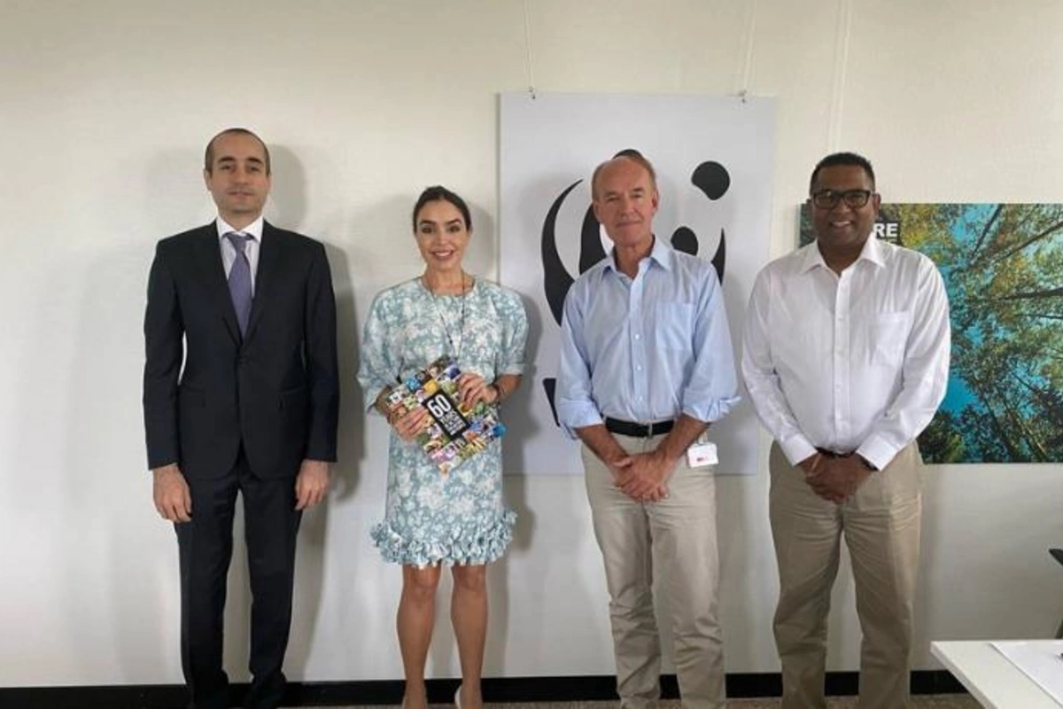 Leyla Əliyeva IUCN və WWF International təşkilatlarının rəhbərləri ilə görüşdü — FOTOLAR