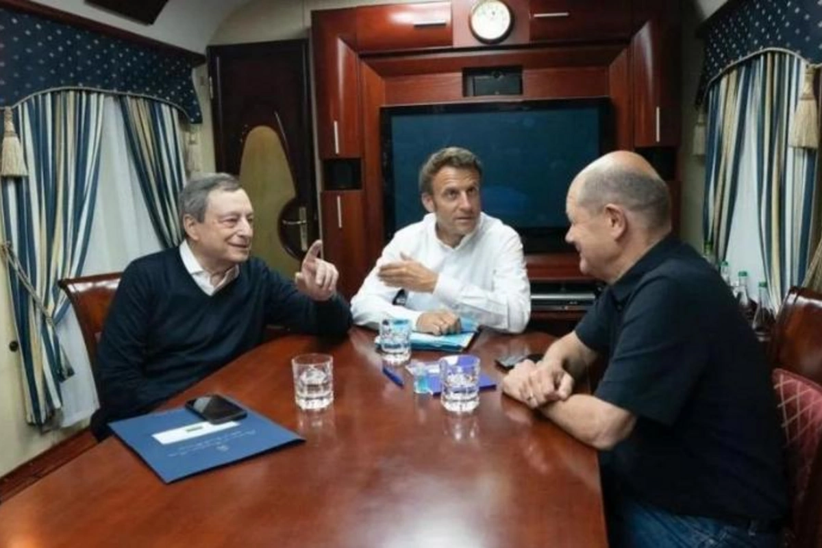 KİV: “Almaniya, Fransa və İtaliya liderləri Ukraynada səfərdədirlər”