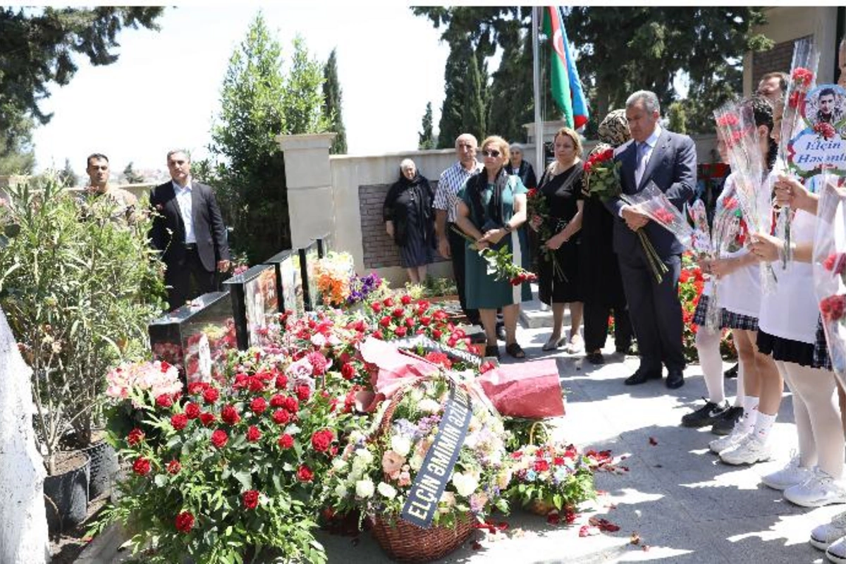 Abşeronda şəhid Elçin Həsənlinin 29-cu doğum günü qeyd edildi — FOTOLAR