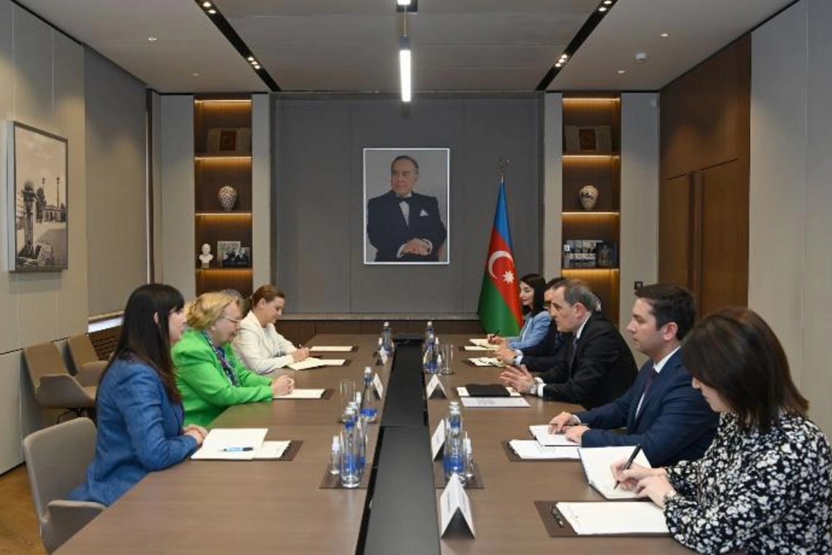 Ceyhun Bayramov BMT-nin Cenevrə bölməsinin baş direktoru ilə görüşdü — FOTO