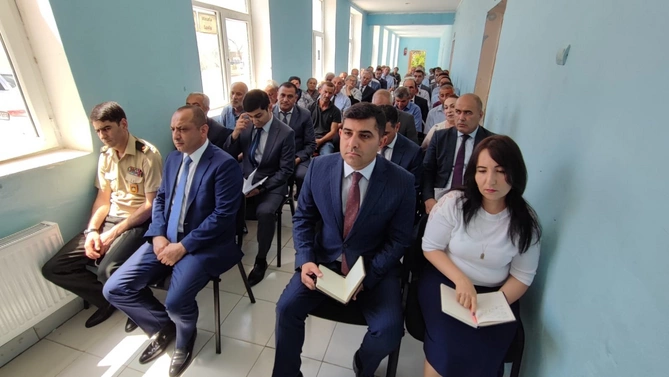 Hacıqabulun Birinci Udullu kəndində növbəti səyyar qəbul-görüş keçirildi — FOTOLAR