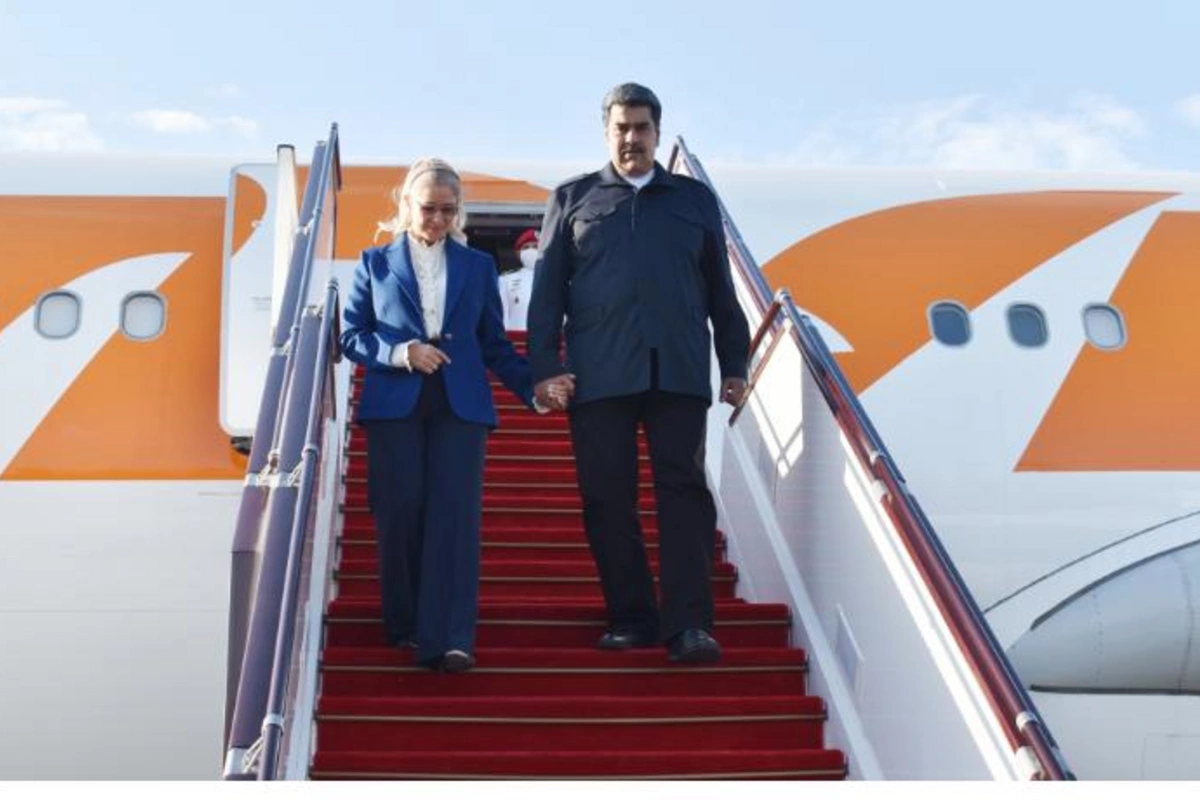 Maduro Azərbaycana gəldi — FOTOLAR