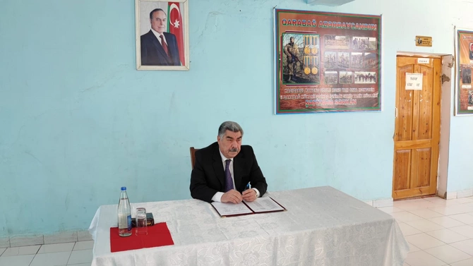 Hacıqabulun Birinci Udullu kəndində növbəti səyyar qəbul-görüş keçirildi — FOTOLAR