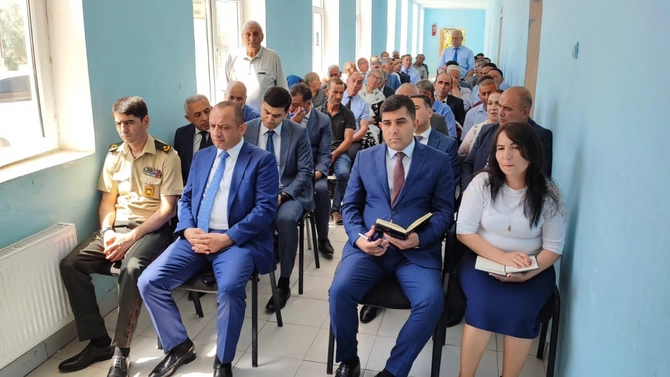 Hacıqabulun Birinci Udullu kəndində növbəti səyyar qəbul-görüş keçirildi — FOTOLAR