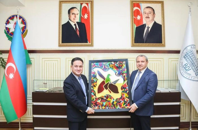 BDU və “Xəzər TV” arasında əməkdaşlıq müqaviləsi imzalandı — FOTOLAR