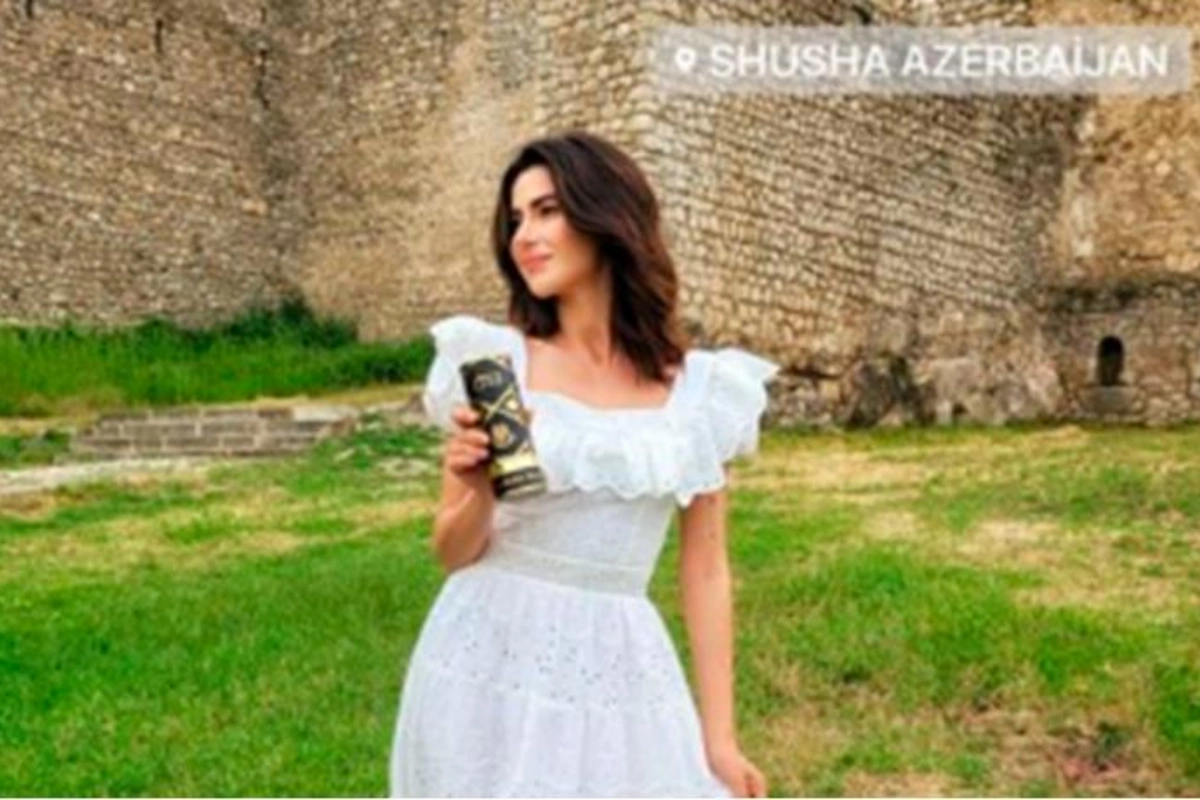 Nəsrin Cavadzadə Şuşada — FOTOLAR