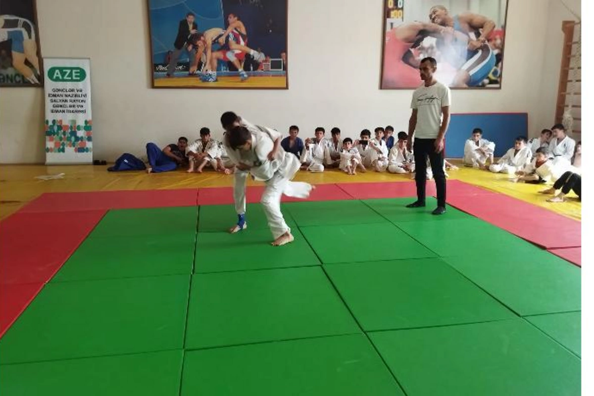 Salyanda cüdo üzrə açıq rayon birinciliyi keçirildi — FOTOLAR