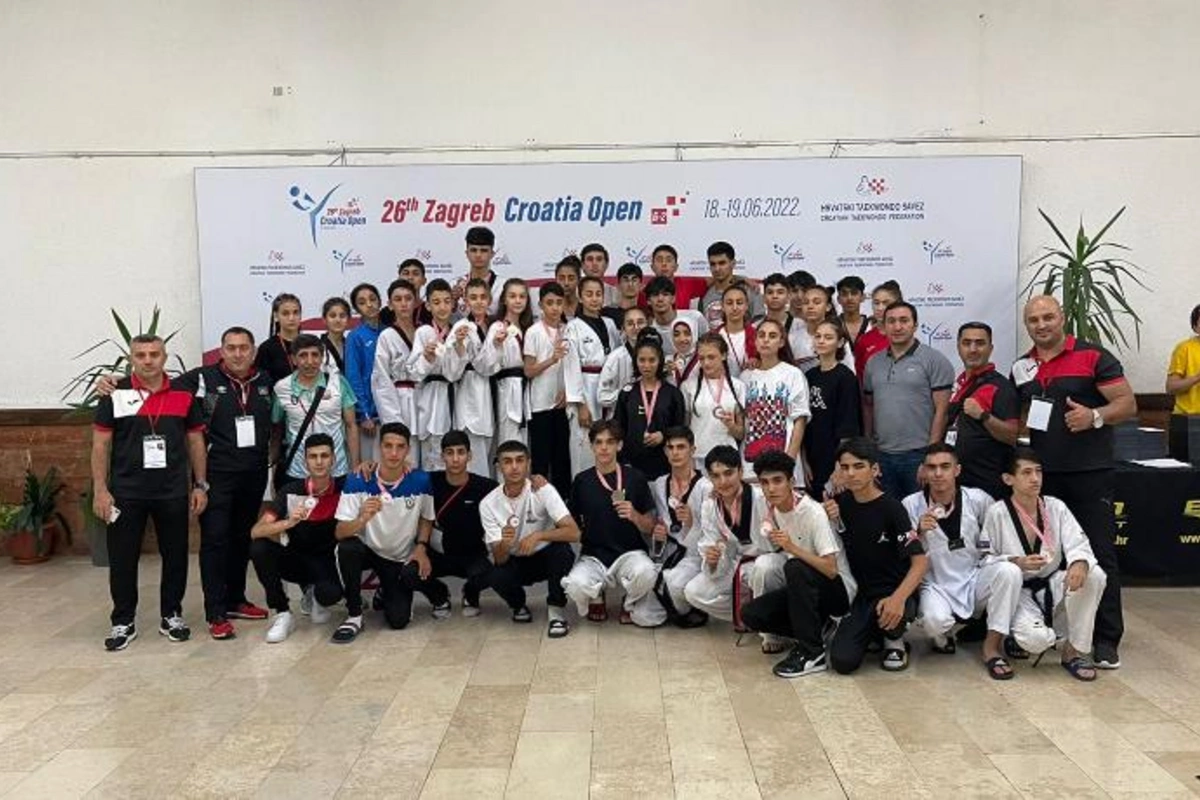 Taekvondoçularımız Xorvatiyada 7 qızıl medal qazandı — FOTO