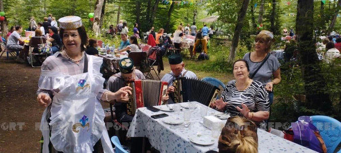 Qubada tatarların milli bayramı təntənəli şəkildə qeyd olunub