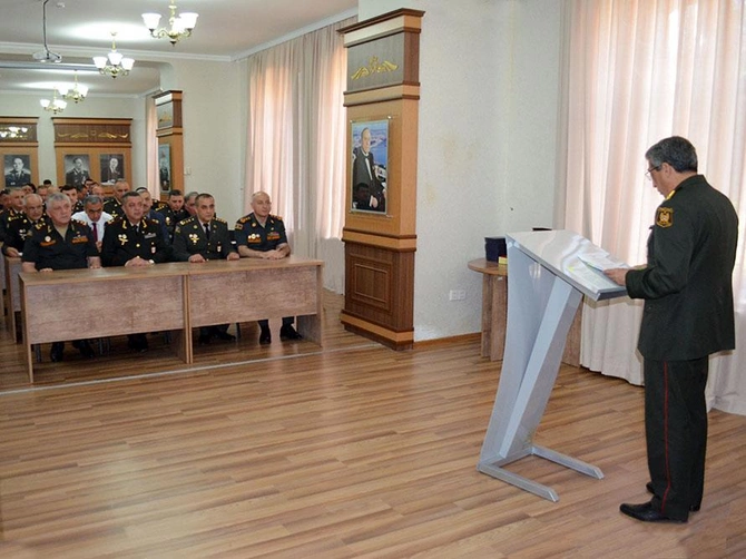 Milli Müdafiə Universitetində ilk buraxılış mərasimi keçirildi — FOTOLAR