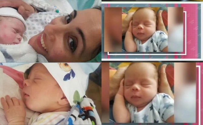 Flora Kərimovanın yeni doğulan nəvəsinin ilk FOTOLARI