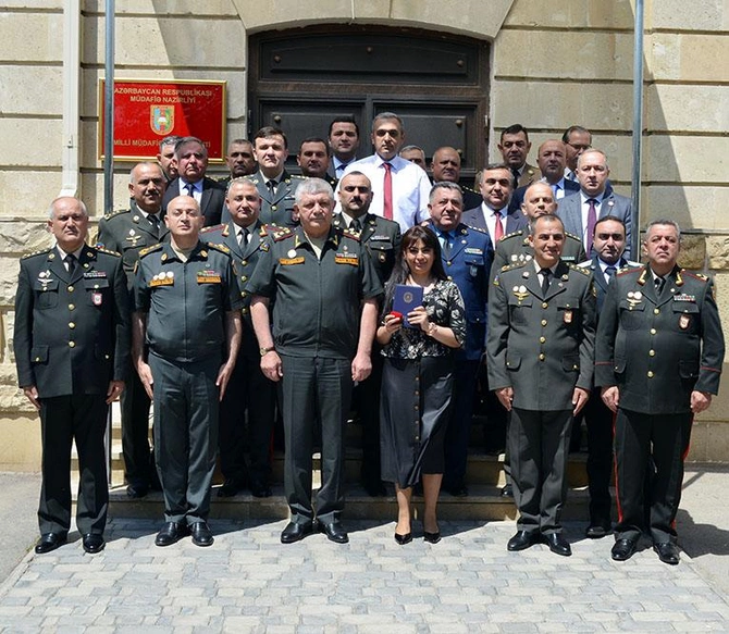 Milli Müdafiə Universitetində ilk buraxılış mərasimi keçirildi — FOTOLAR