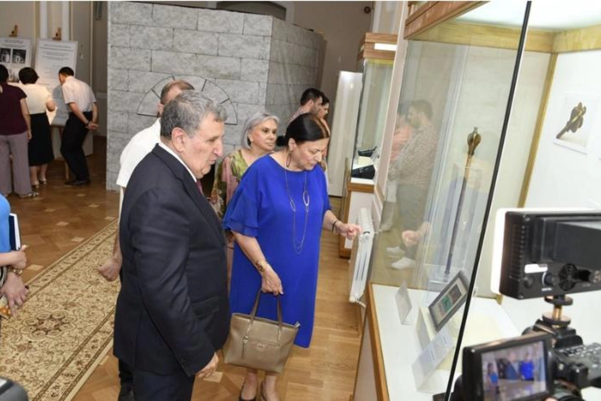 Pənahəli xan Cavanşirin başdaşı bərpadan sonra ilk dəfə nümayiş olundu — FOTOLAR
