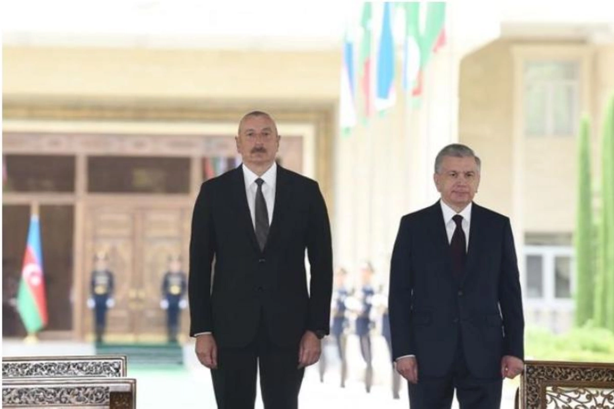 İlham Əliyevin Daşkənddə rəsmi qarşılanma mərasimi oldu — FOTOLAR