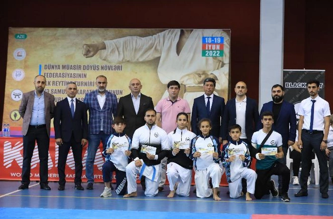 Dünya Müasir Döyüş növləri Federasiyasının ilk reytinq turniri keçirildi — FOTOLAR Dünya Müasir Döyüş növləri Federasiyasının ilk reytinq turniri keçirildi — FOTOLAR