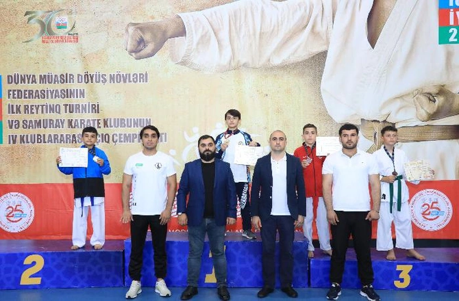 Dünya Müasir Döyüş növləri Federasiyasının ilk reytinq turniri keçirildi — FOTOLAR Dünya Müasir Döyüş növləri Federasiyasının ilk reytinq turniri keçirildi — FOTOLAR