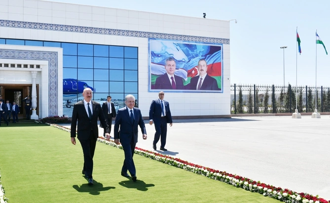 Prezidentin Özbəkistana dövlət səfəri başa çatdı — FOTOLAR