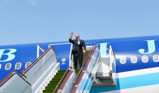 Prezidentin Özbəkistana dövlət səfəri başa çatdı — FOTOLAR