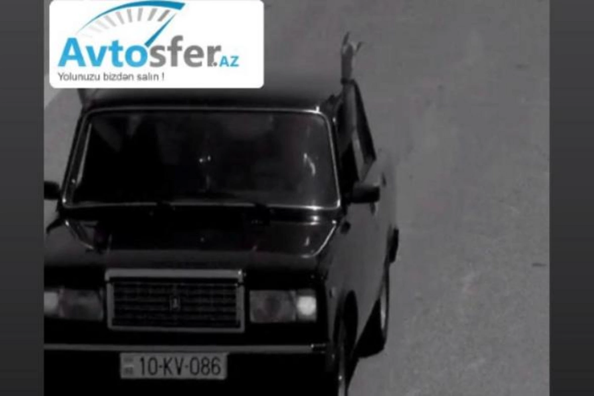 Sürət həddini aşan sürücü bozqurd işarəsi verib radara düşdü — VİDEO